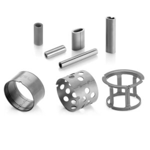 Spring pins and roll bending parts